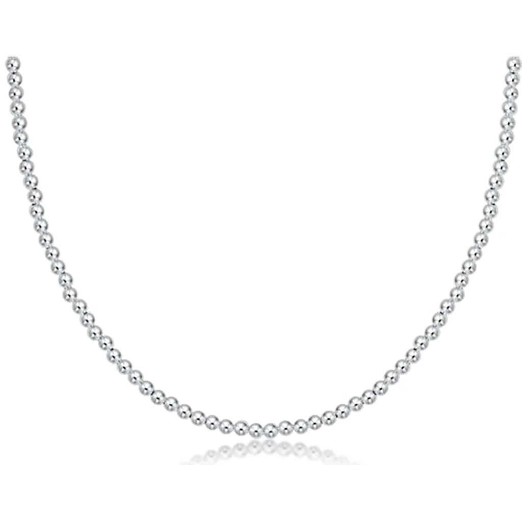 enewton design : Choker Classic 3mm bead - Sterling Silver