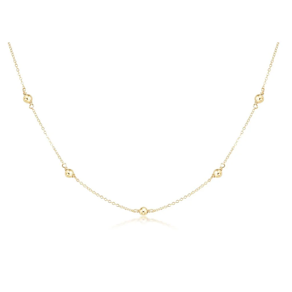 enewton design : Choker simplicity chain gold - Classic 4mm Gold