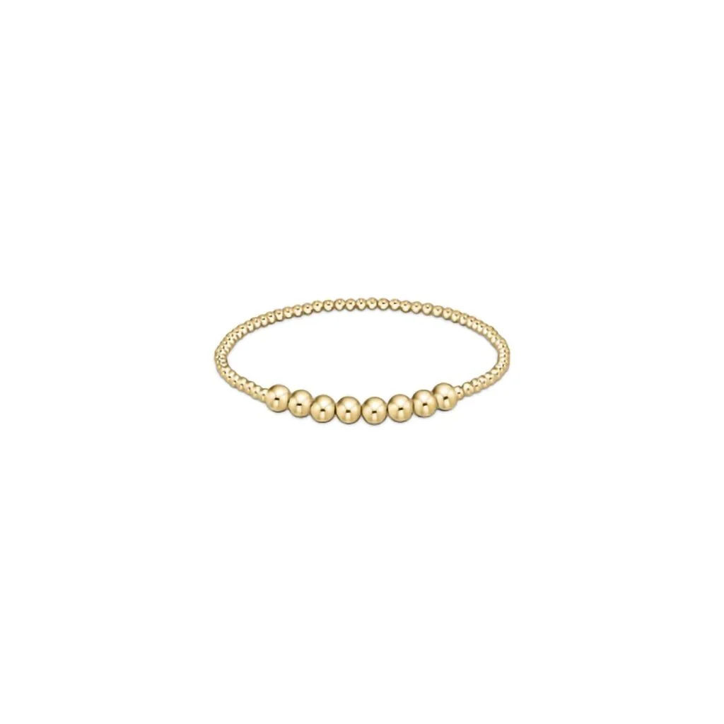 enewton design  : Classic Beaded Bliss Bead Bracelet 6.25"  - Gold