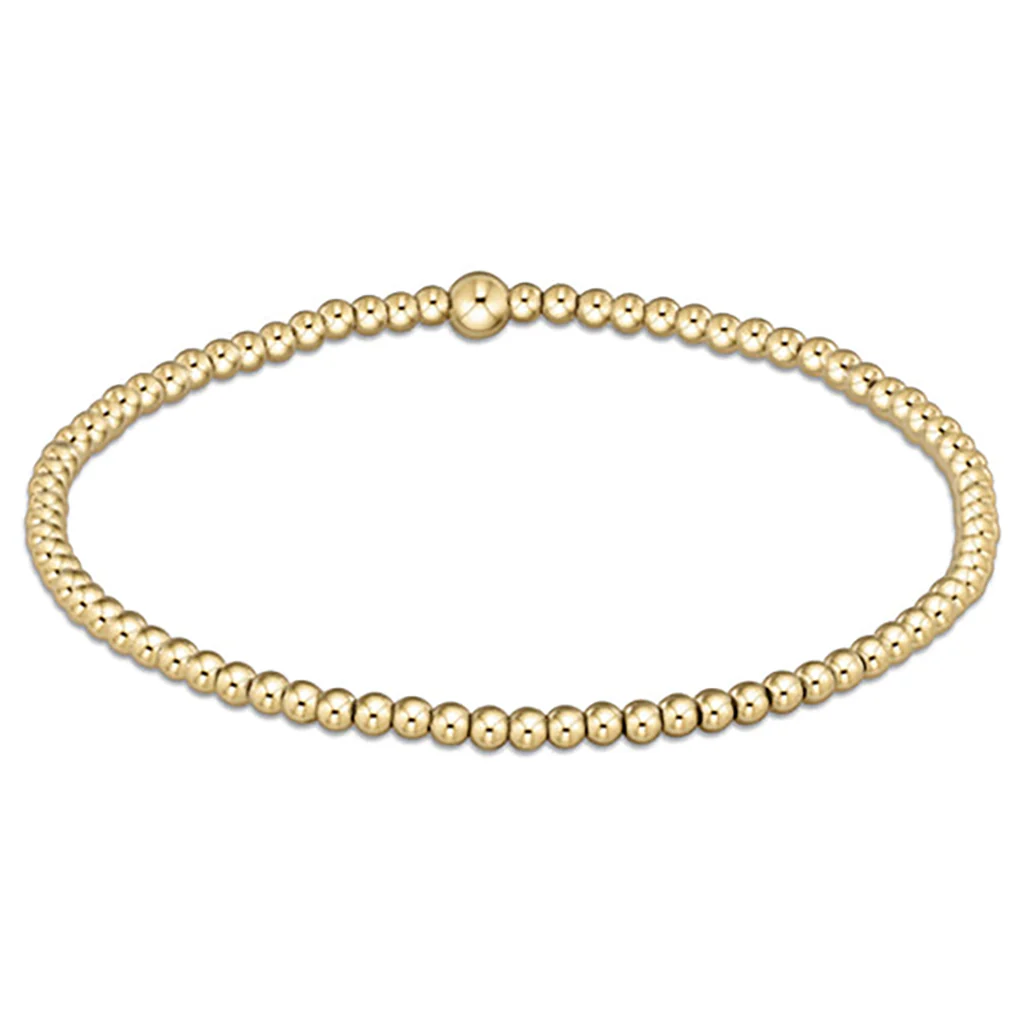 enewton design : Classic Gold Bead Bracelet 6.25" - 2.5mm