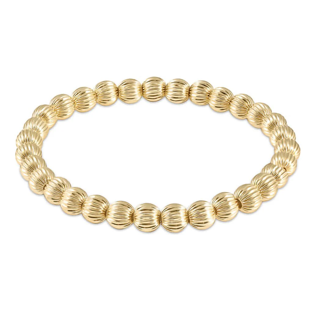 enewton design  : Dignity Gold 6mm Bead Bracelet 6.25"