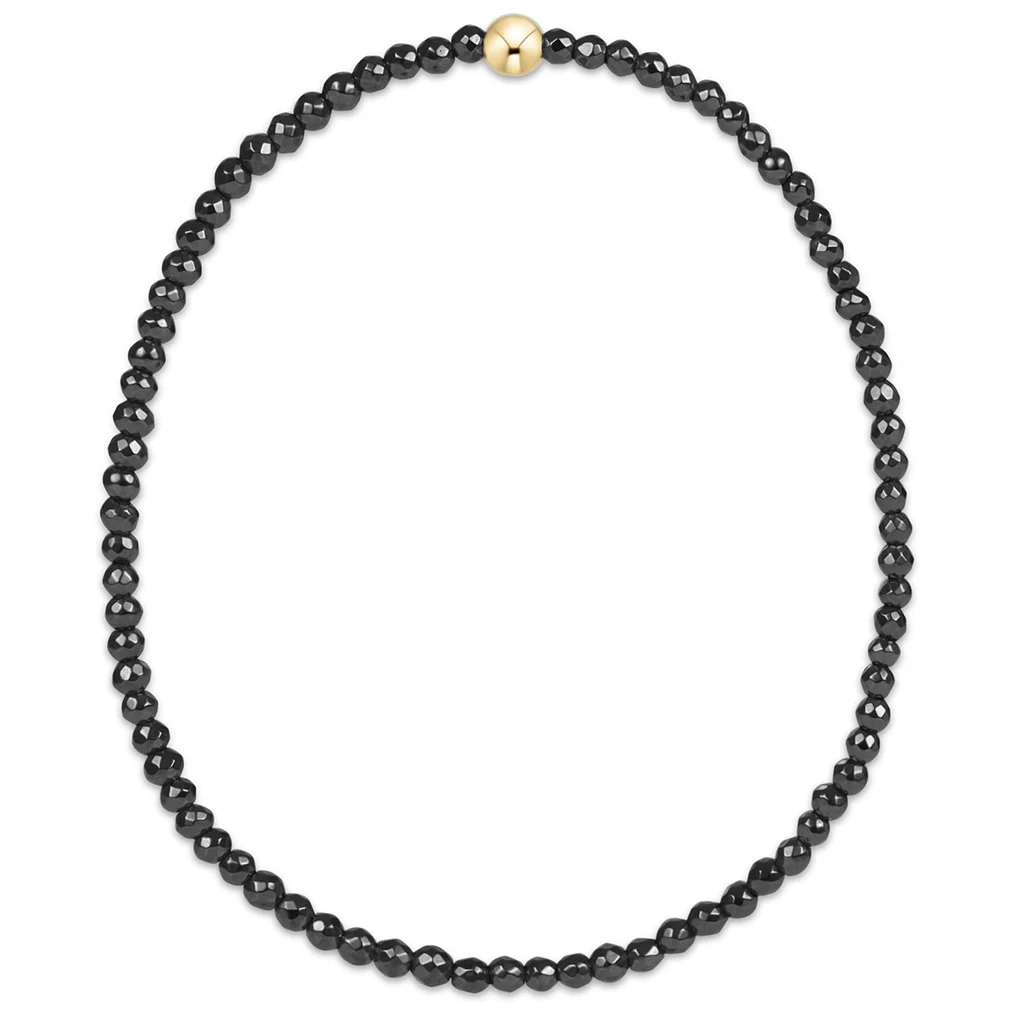 enewton design : Faceted Hematite Bead Bracelet 6.25"