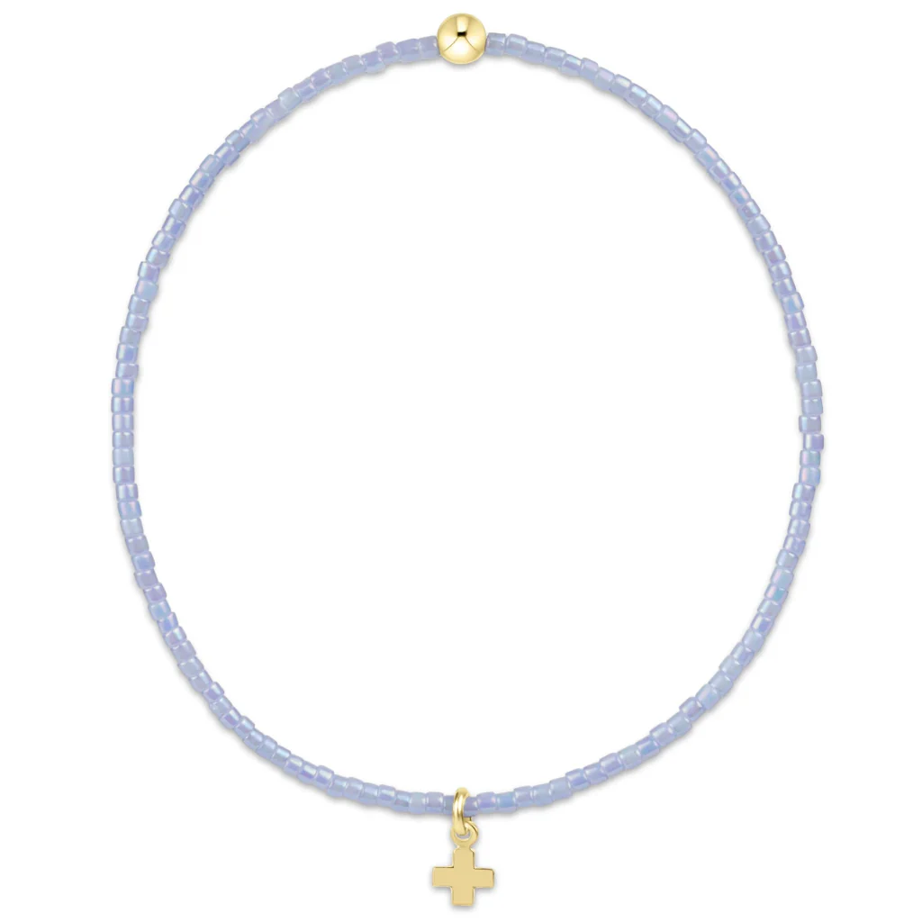 Enewton Design  : Hope Classic Cross Bracelet 6.25" - Ocean Mist