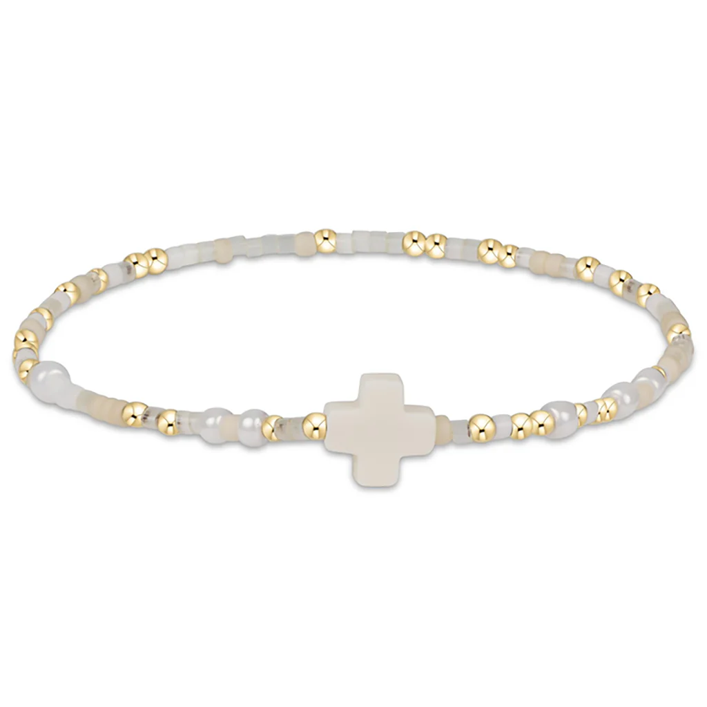 enewton design : Hope Unwritten Signature Cross Bracelet 6.25" - Shellphone