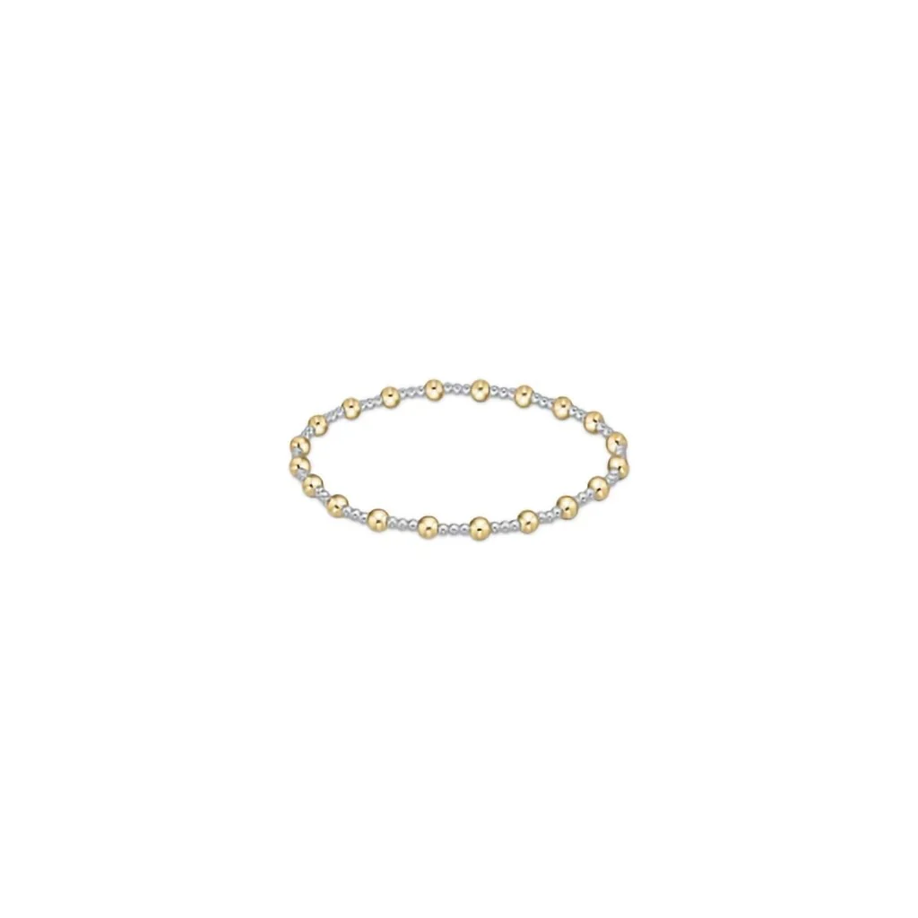 enewton design : Sincerity Pattern Bead Mixed Metal-Bracelet 6.25"