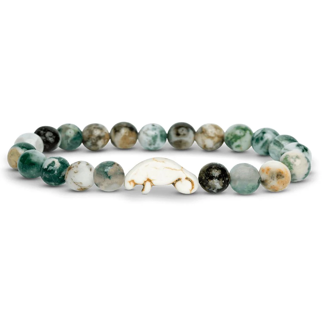 Fahlo : The Drift Bracelet in Seagrass Green - Manatee