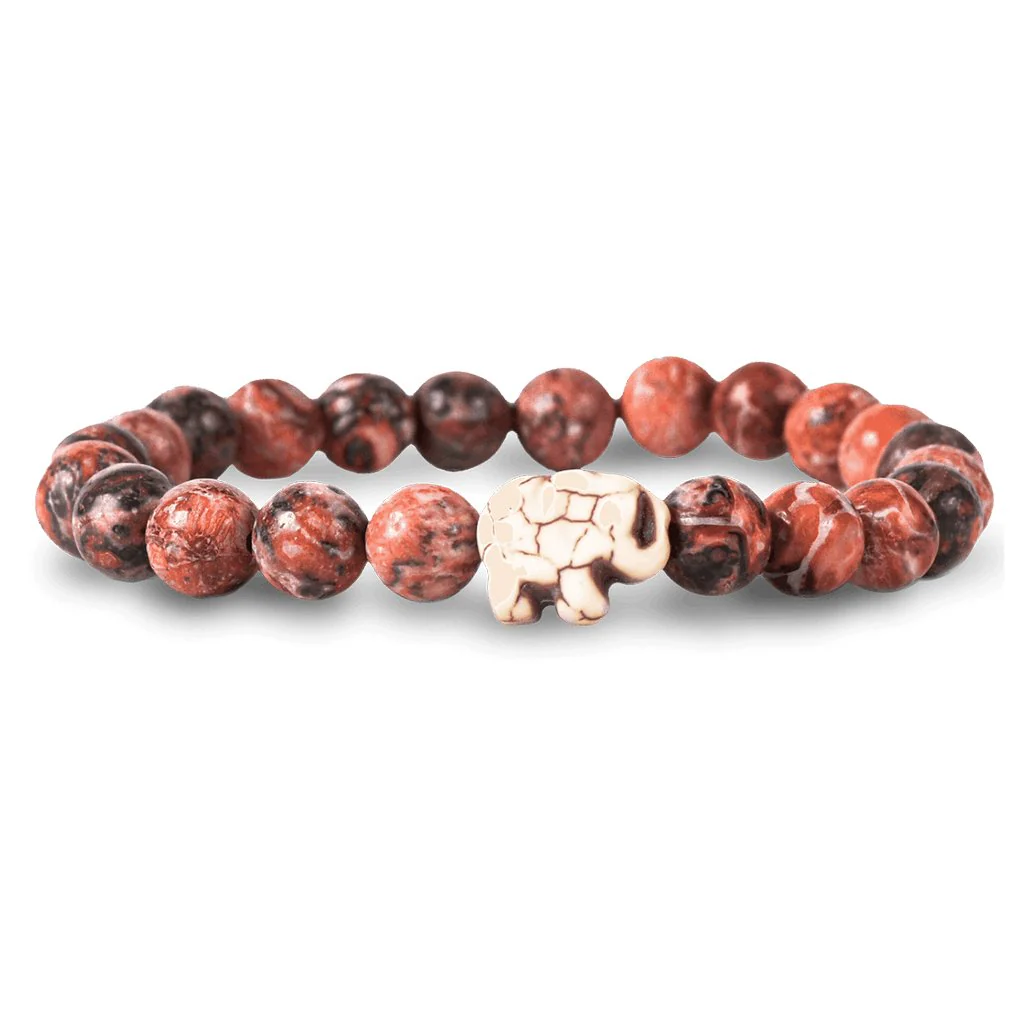 Fahlo : The Expedition Bracelet in Desert Stone - Elephant