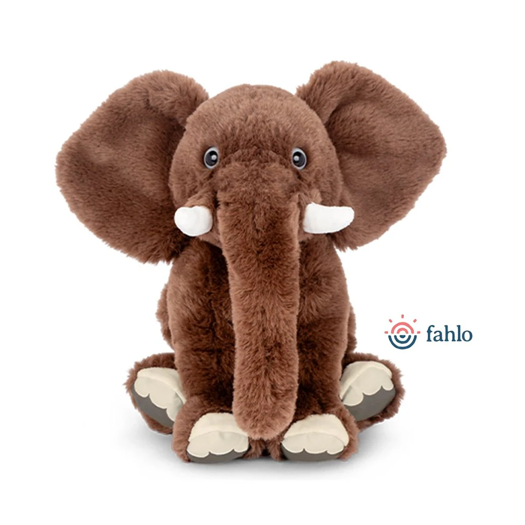 Fahlo : The Expedition Plush - Elephant With Real Live Tracking