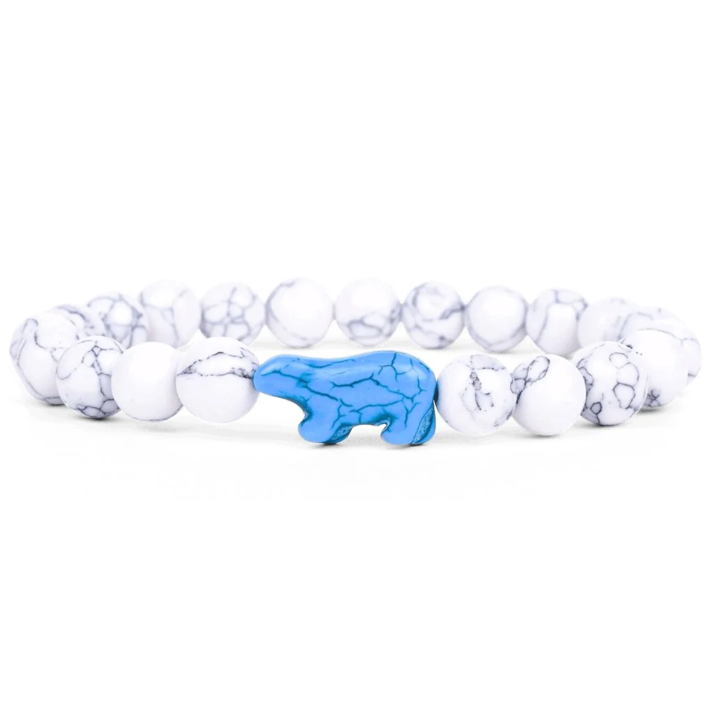 Fahlo : The Venture Bracelet in Arctic White - Polar Bear