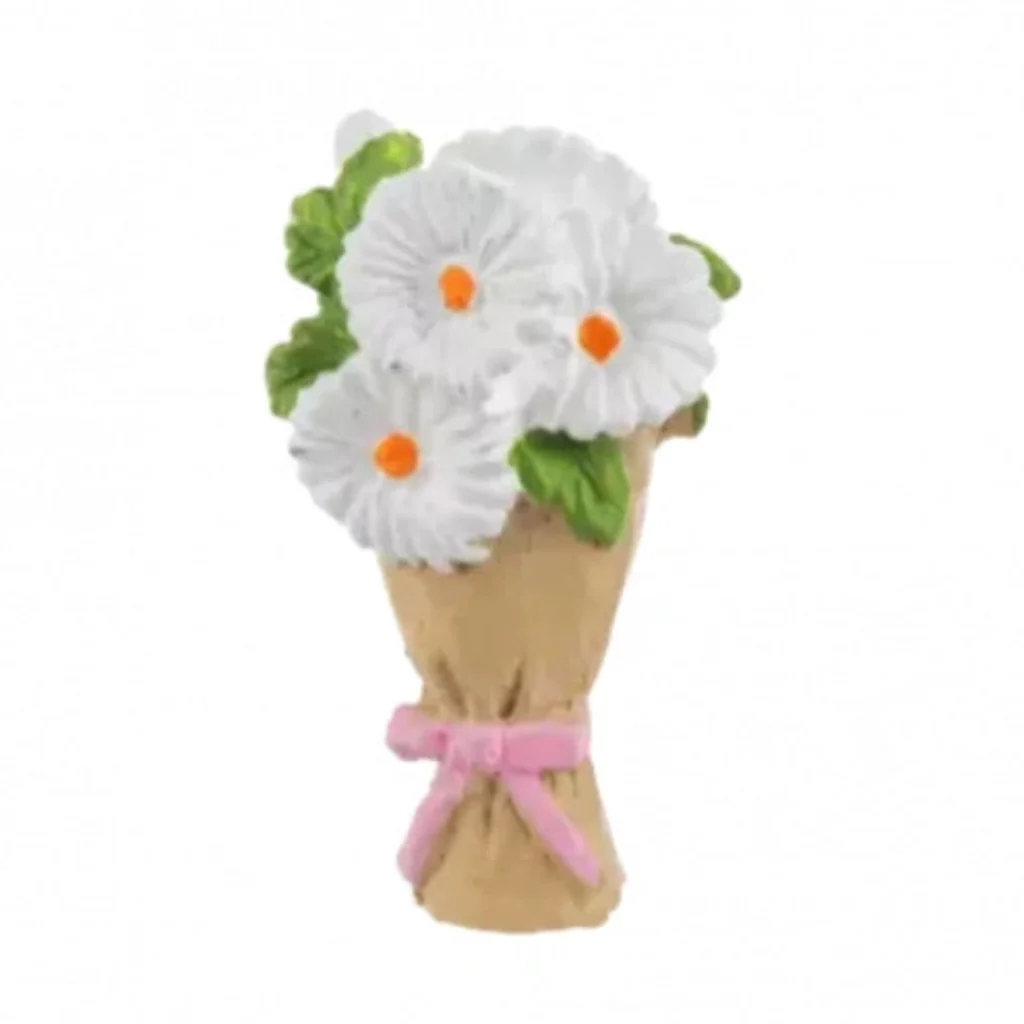 Ganz : Beautiful White Flowers Bloom Pocket Token