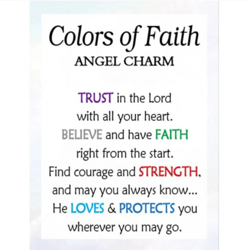 Ganz : Colors of Faith Charm - Dark Blue - Image 2