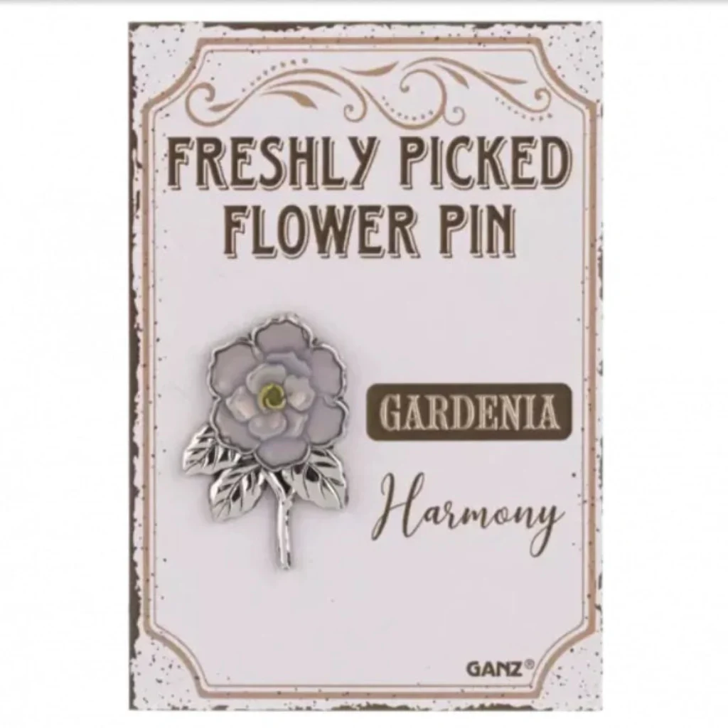 Ganz : Gardenia Flower Pin