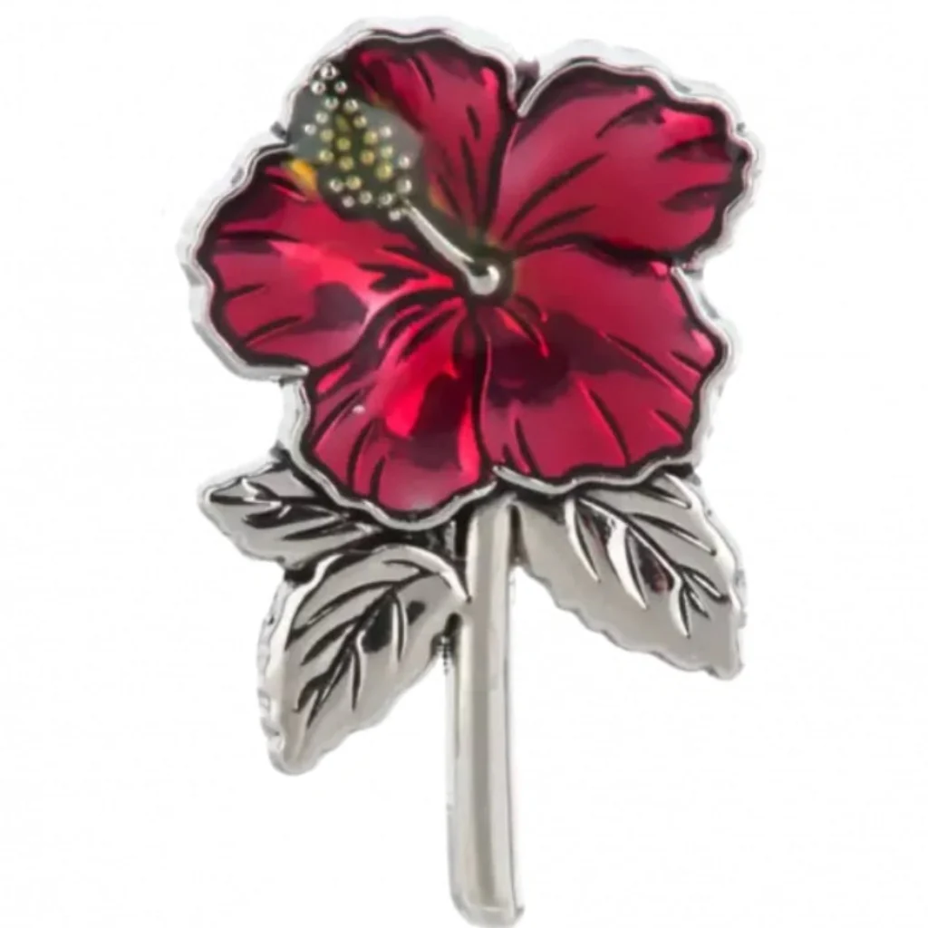 Ganz : Hibiscus Flower Pin - Image 2