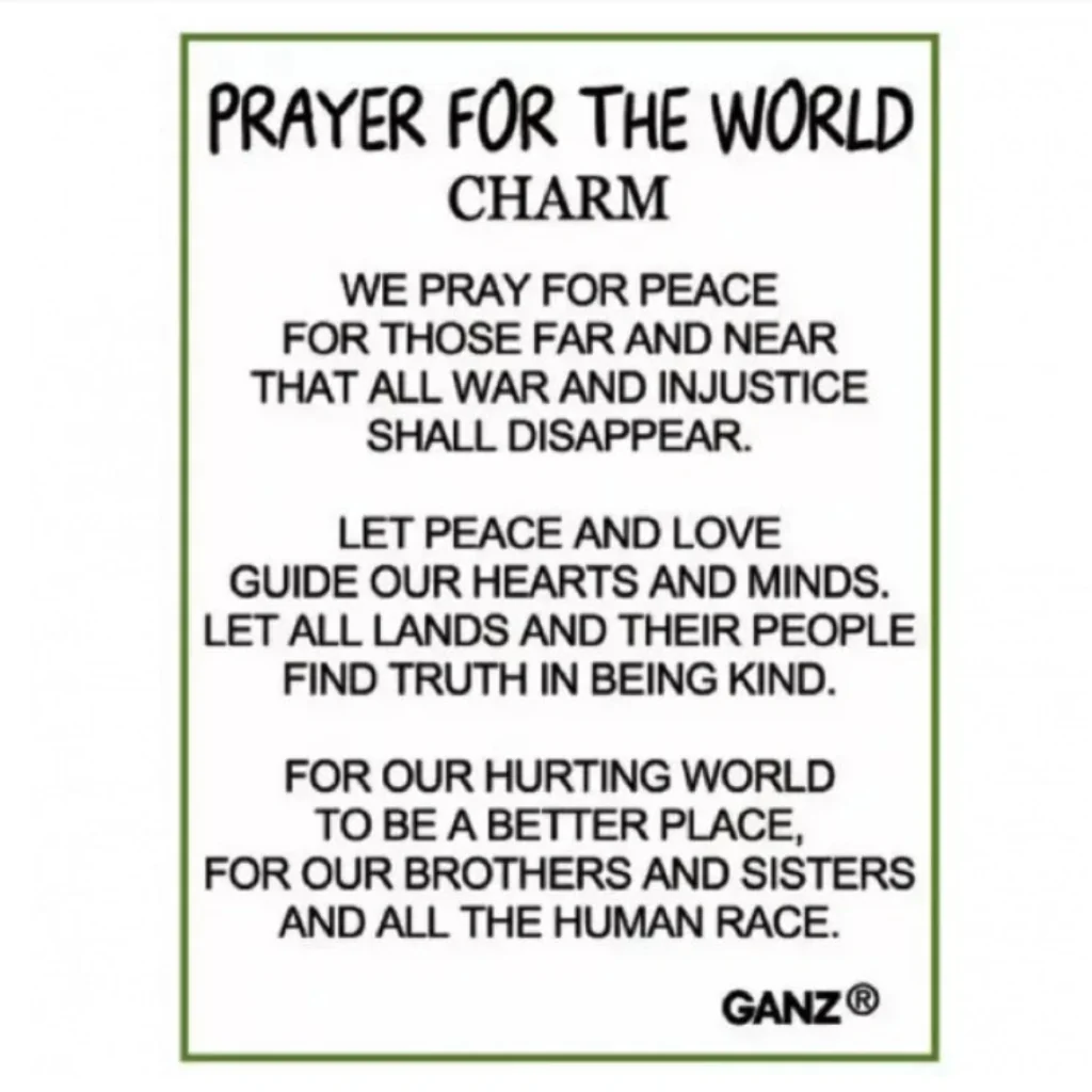 Ganz : Prayer for the World Pocket Token - Image 2