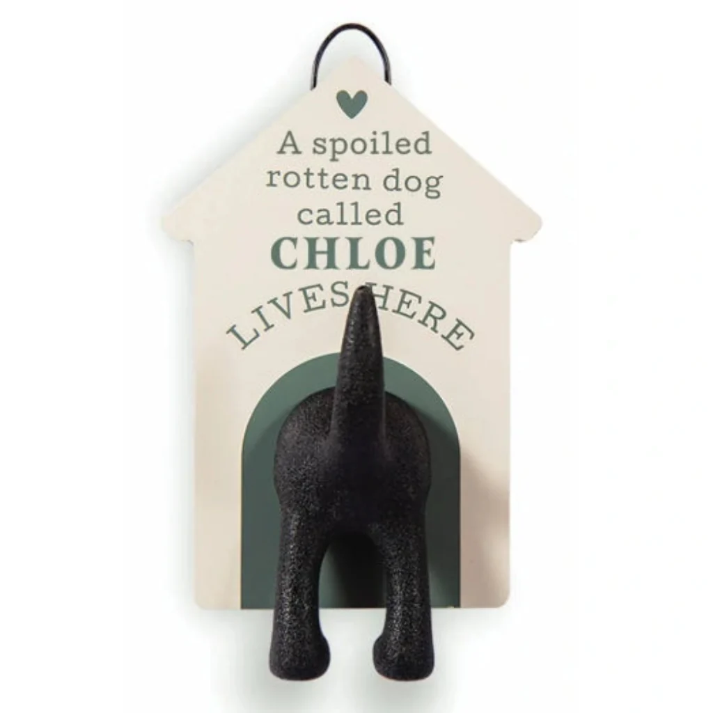 H & H Gifts : Personalised Dog Lead Hook (Chloe)