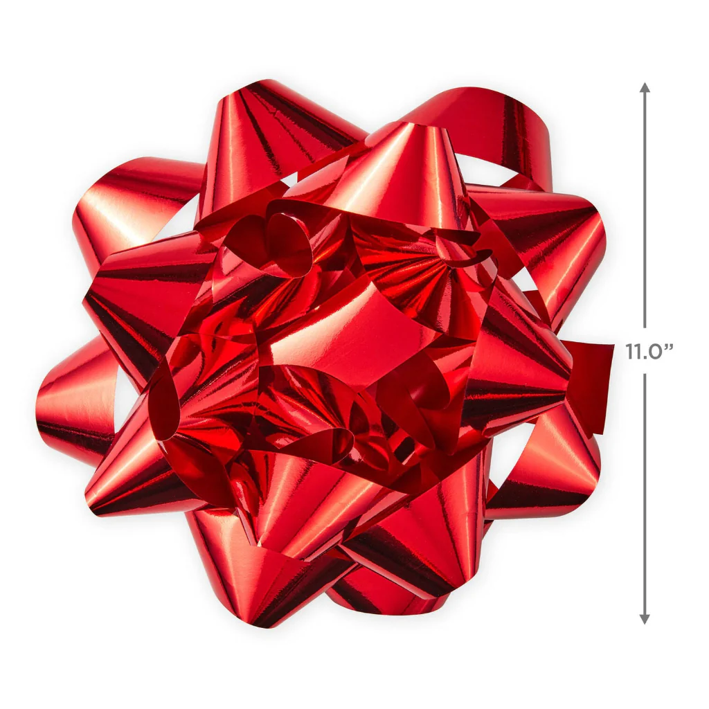 Hallmark : 10" Red Jumbo Gift Bow - Image 2