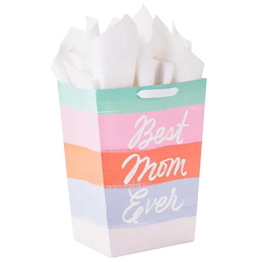 Hallmark : 13" Best Mom Ever Large Gift Bag With Tissue Paper - Image 5