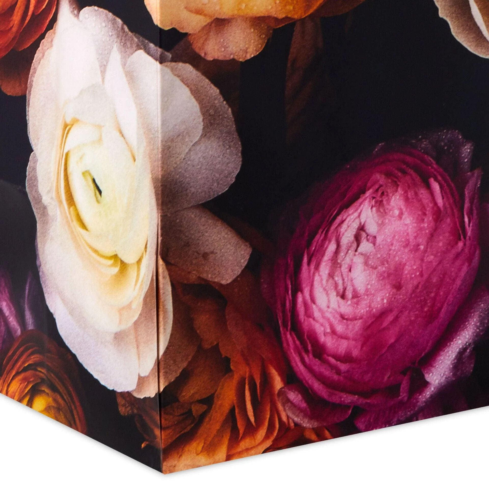 Hallmark : 13" Dark Floral Large Gift Bag - Image 6