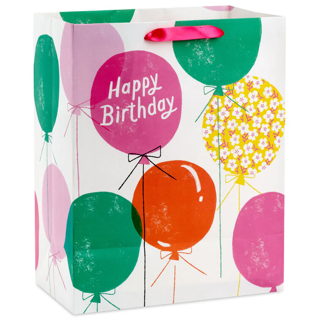 Hallmark : 13" Floating Balloons Large Birthday Gift Bag - Image 4
