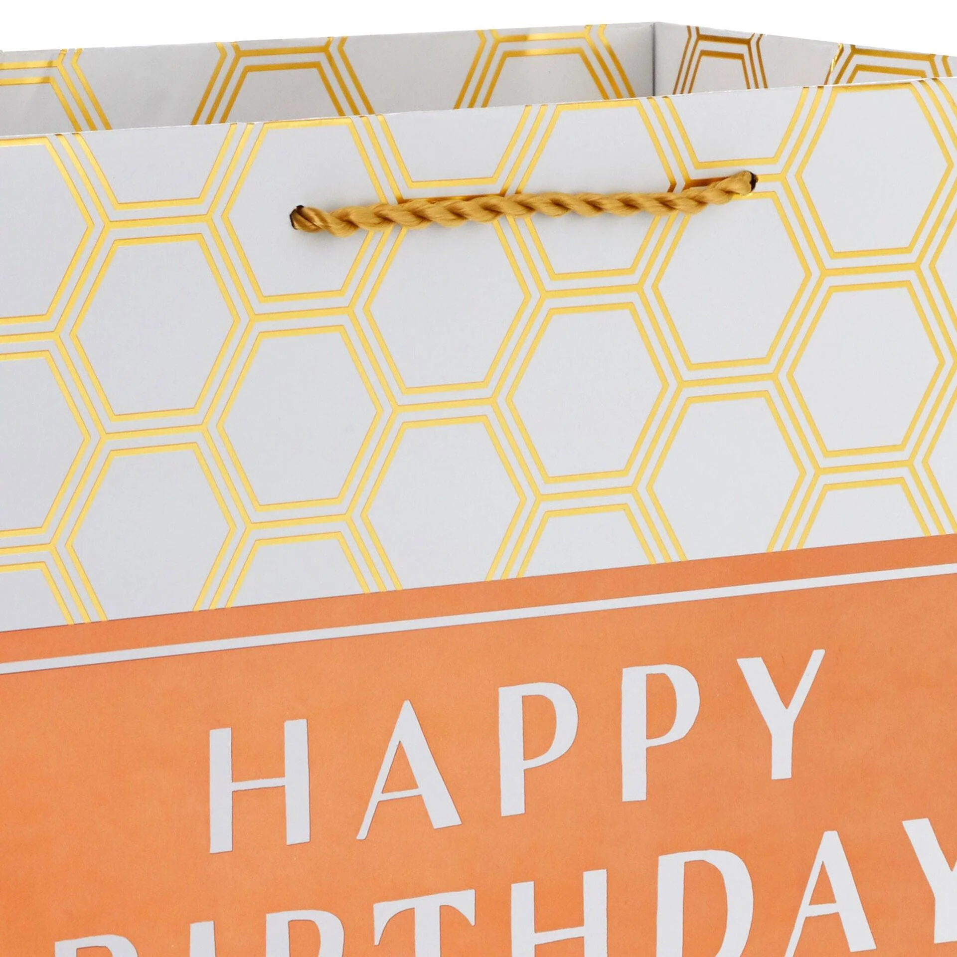 Hallmark : 13" Happy Birthday Hexagons Large Gift Bag - Image 5