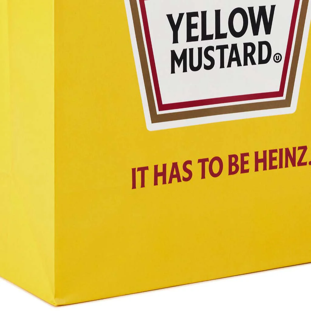 Hallmark : 13" Heinz™ Ketchup and Mustard 2-Pack Large Gift Bag Bundle - Image 2
