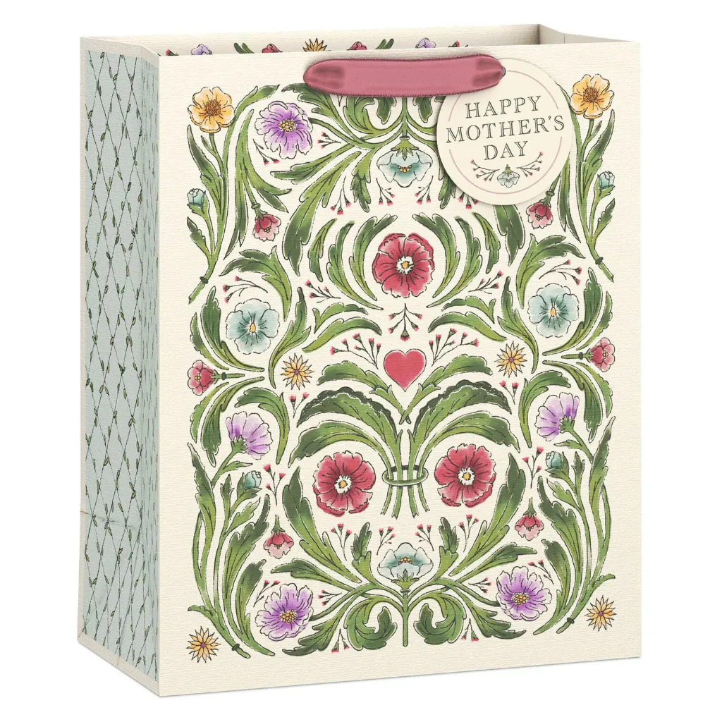 Hallmark : 13" Symmetrical Floral Large Mother's Day Gift Bag