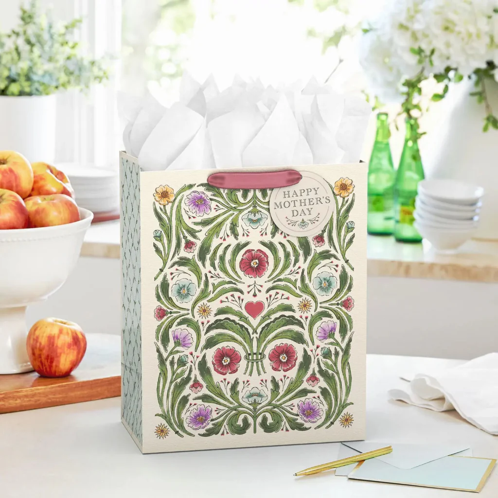 Hallmark : 13" Symmetrical Floral Large Mother's Day Gift Bag - Image 2