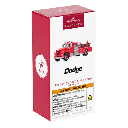 Hallmark : 2026 Keepsake 1973 Dodge C800 Fire Engine 24th in the Fire Brigade series (2) - Image 5