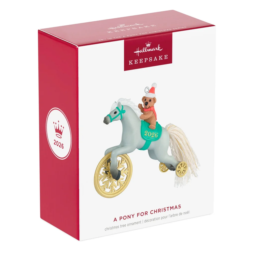 Hallmark : 2026 Keepsake A Pony for Christmas 2026 Ornament (12) - Image 5