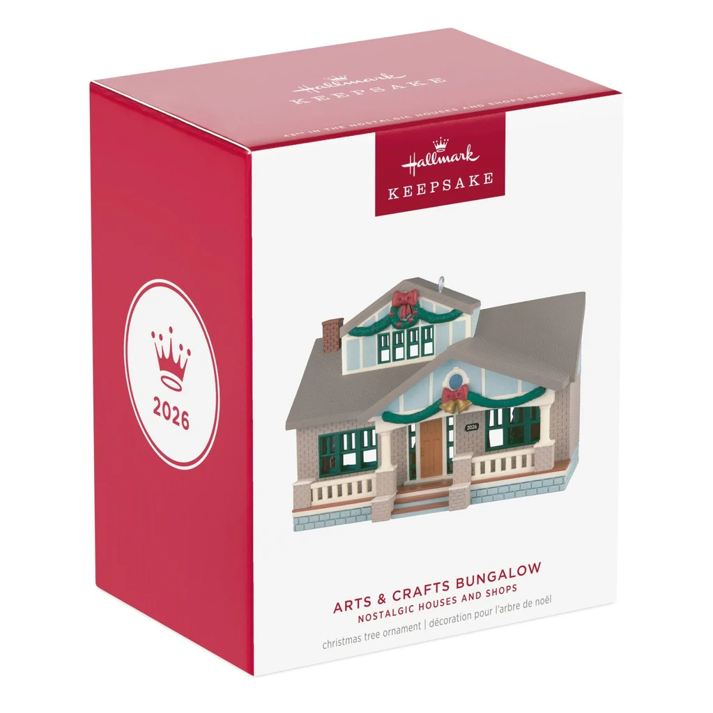 Hallmark : 2026 Keepsake Arts & Crafts Bungalow 43rd in the Nostalgic Houses and Shops series (27) - Image 5