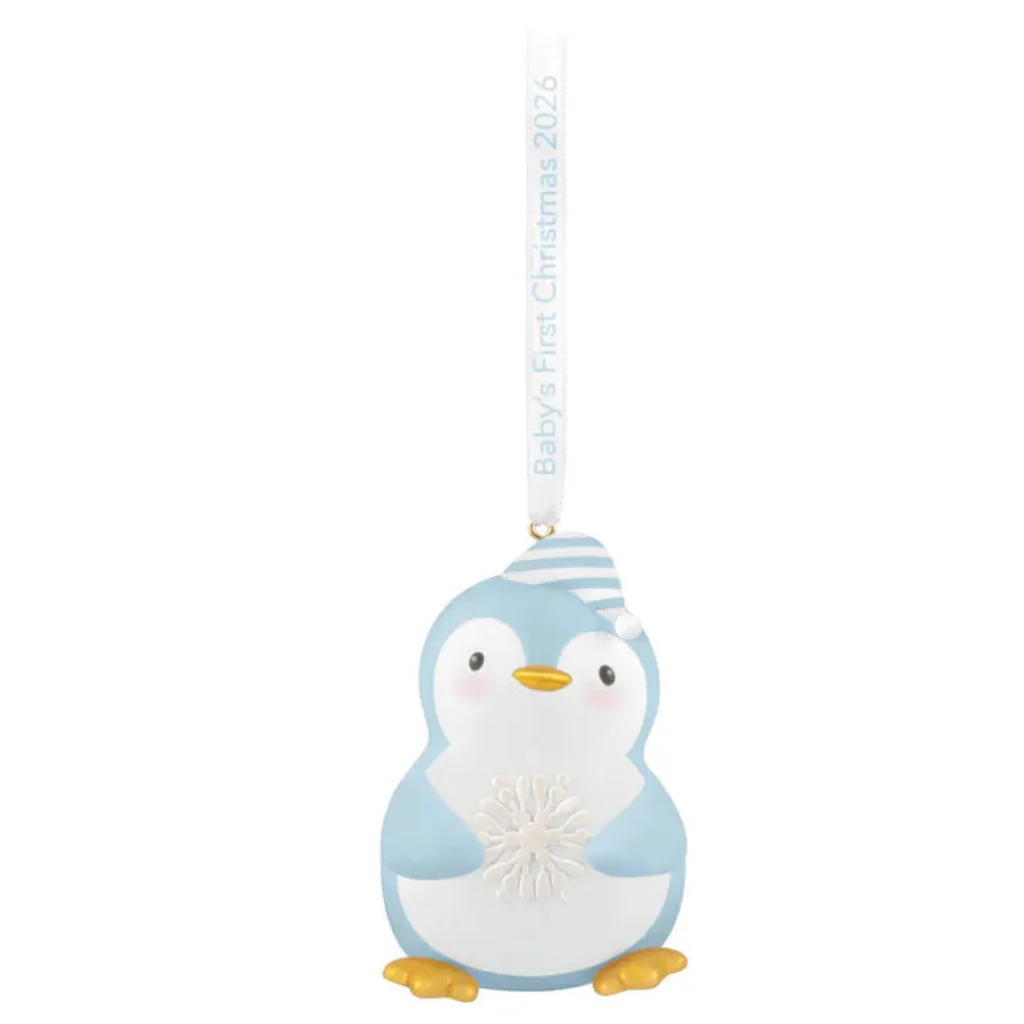 Hallmark : 2026 Keepsake Baby Boy's First Christmas Penguin 2026 Ornament (29) - Image 2