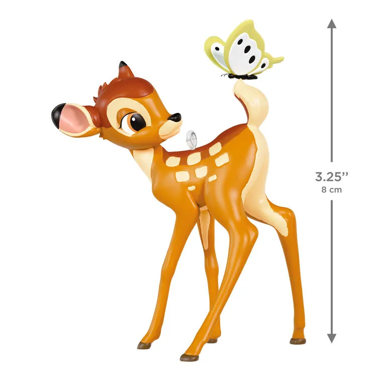 Hallmark : 2026 Keepsake Bambi and the Butterfly Disney Bambi (33) - Image 3