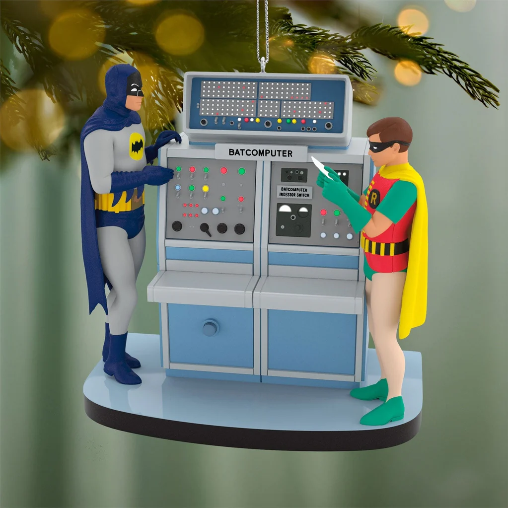 Hallmark : 2026 Keepsake Batman™ The Classic TV Series Batcomputer Ornament With Light and Sound (39)
