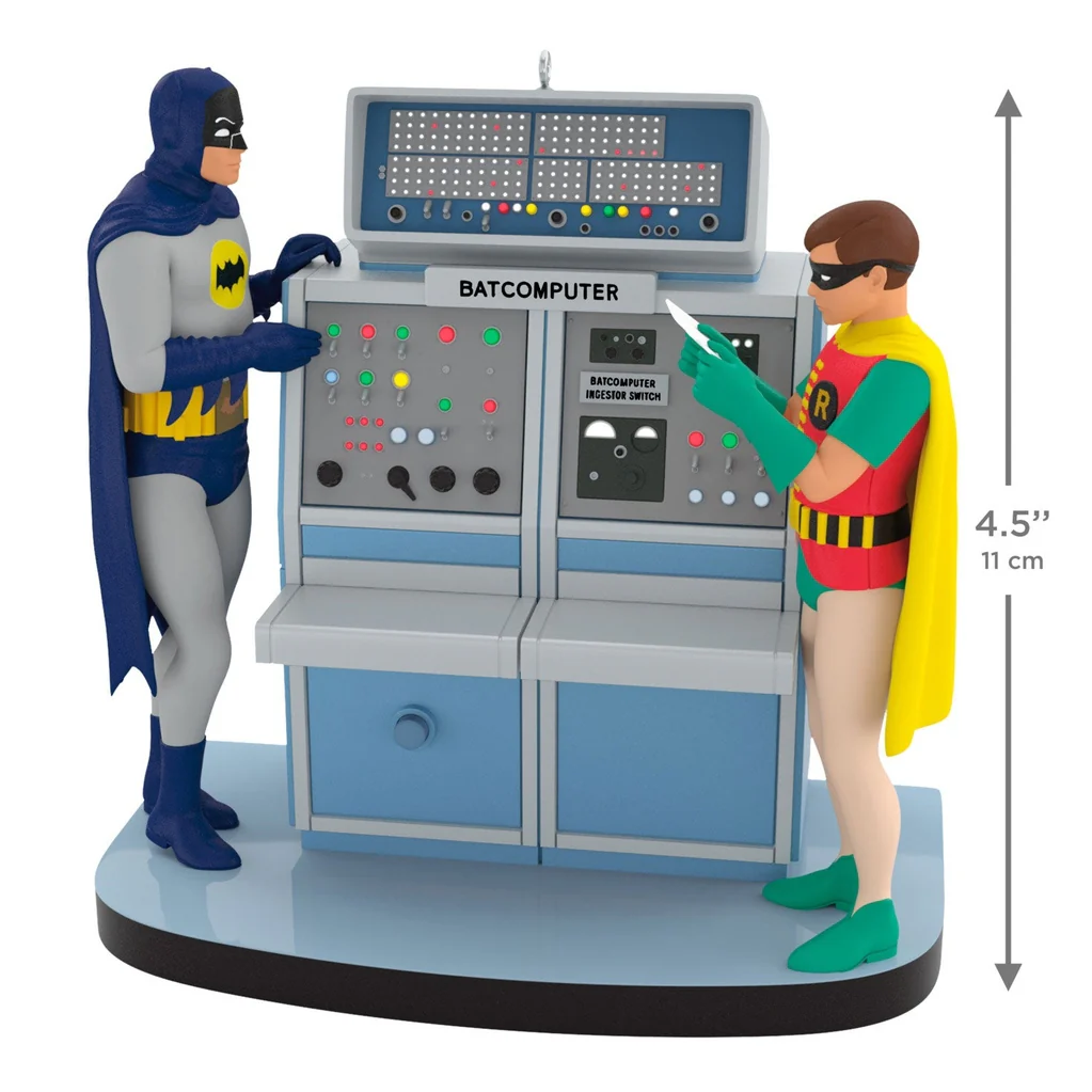 Hallmark : 2026 Keepsake Batman™ The Classic TV Series Batcomputer Ornament With Light and Sound (39) - Image 4