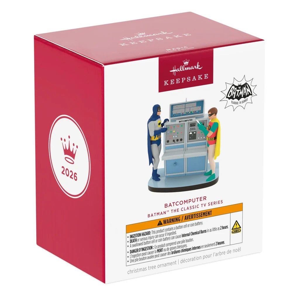Hallmark : 2026 Keepsake Batman™ The Classic TV Series Batcomputer Ornament With Light and Sound (39) - Image 5