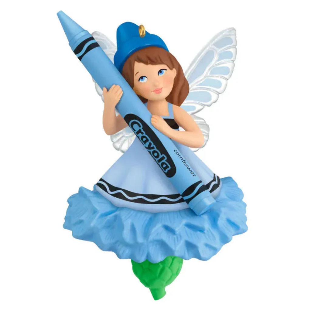 Hallmark : 2026 Keepsake Crayola Cornflower Fairy Ornament (75) - Image 2