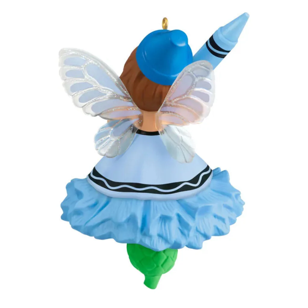 Hallmark : 2026 Keepsake Crayola Cornflower Fairy Ornament (75) - Image 3