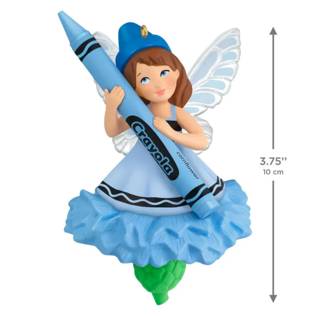 Hallmark : 2026 Keepsake Crayola Cornflower Fairy Ornament (75) - Image 4