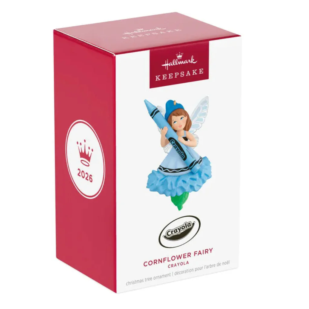 Hallmark : 2026 Keepsake Crayola Cornflower Fairy Ornament (75) - Image 6