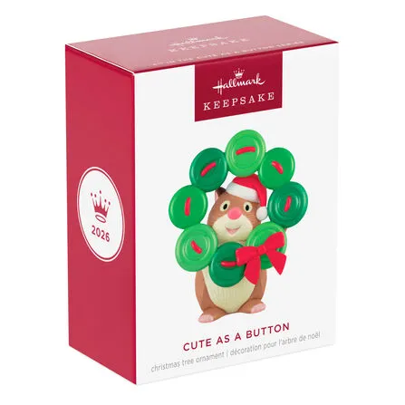 Hallmark : 2026 Keepsake Cute as a Button Ornament (84) - Image 5