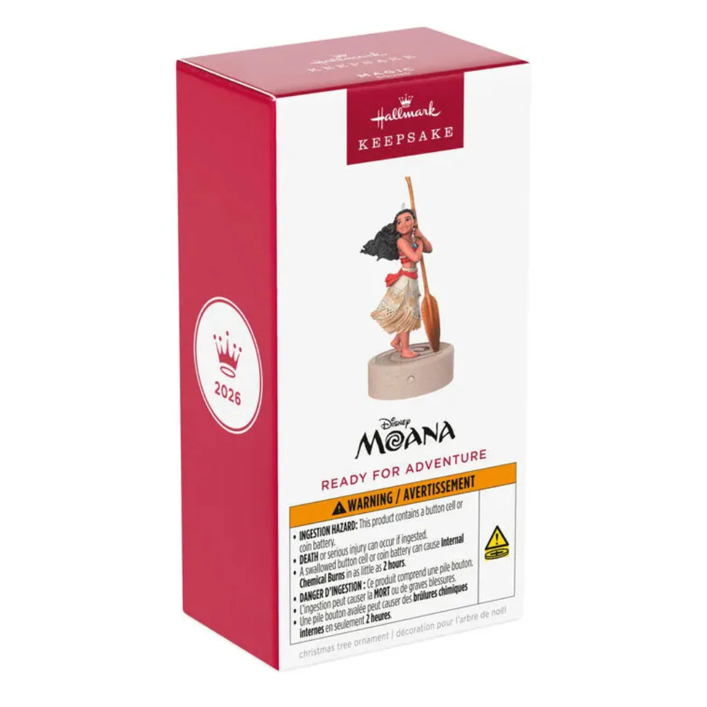 Hallmark : 2026 Keepsake Disney Moana Ready for Adventure Musical Ornament (245) - Image 5