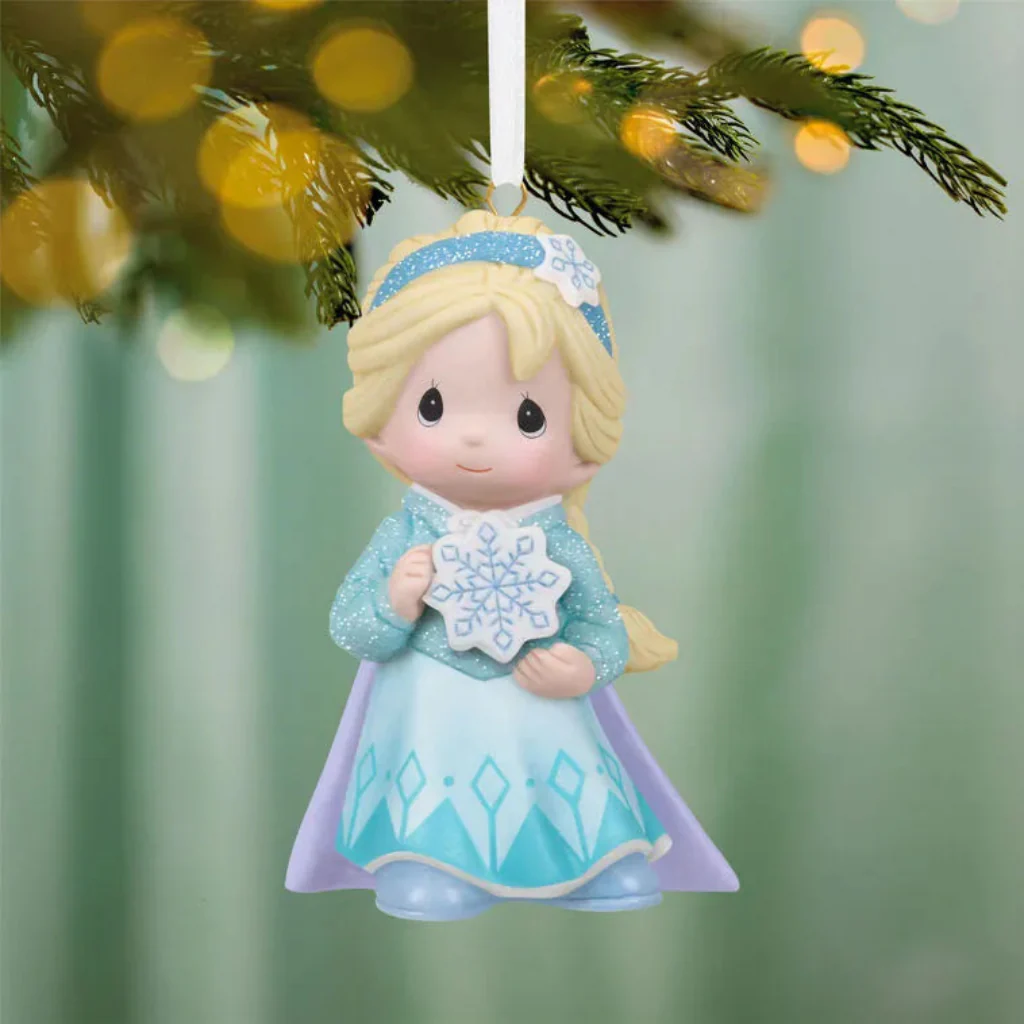 Hallmark : 2026 Keepsake Disney Precious Moments Frozen Elsa Porcelain Ornament (104)