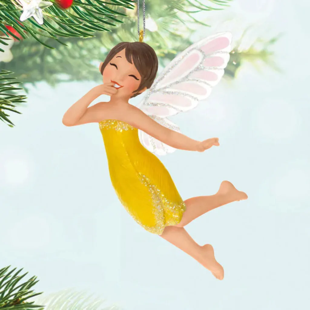 Hallmark : 2026 Keepsake Fairy Messengers Crocus Fairy Ornament (81)