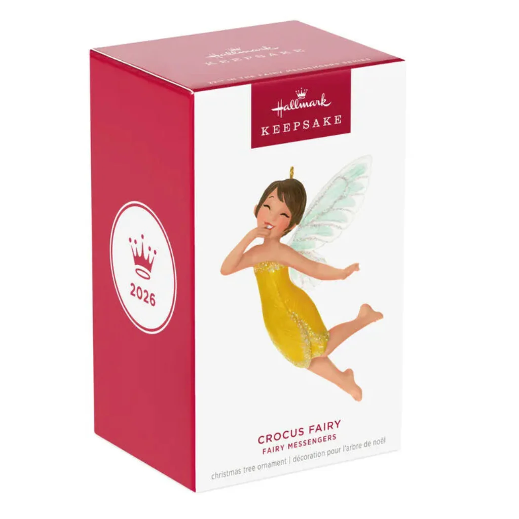 Hallmark : 2026 Keepsake Fairy Messengers Crocus Fairy Ornament (81) - Image 4