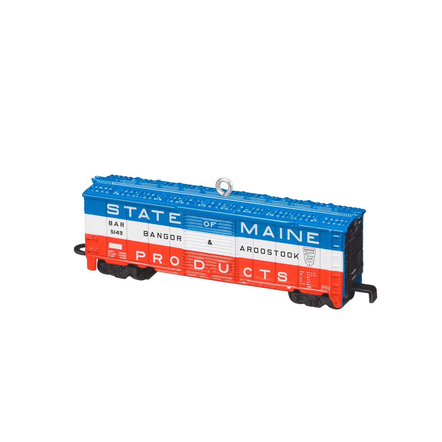 Hallmark : 2026 Keepsake LIONEL® Bangor & Aroostook State of Maine Boxcar (185) - Image 3