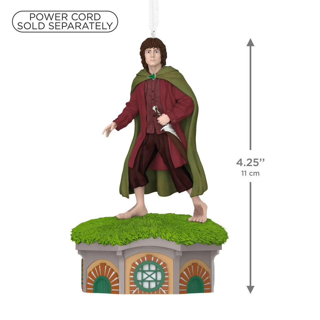Hallmark : 2026 Keepsake Lord of the Rings: The Fellowship of the Ring™ Collection Frodo Baggins™ Ornament With Light and Sound (117) - Image 4