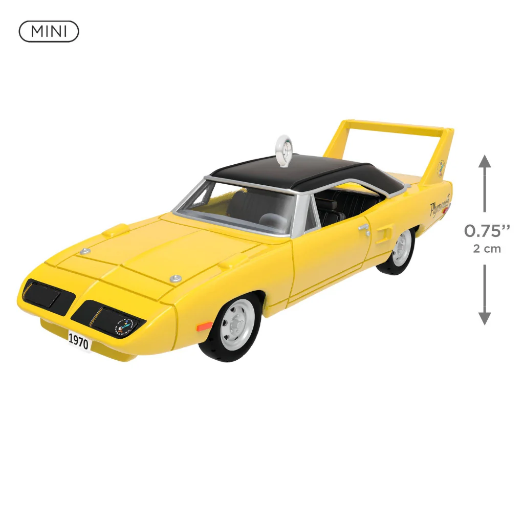Hallmark : 2026 Keepsake Mini Lil' Classic Cars 1970 Plymouth Superbird 2026 Metal Ornament, 0.75" (341) - Image 4