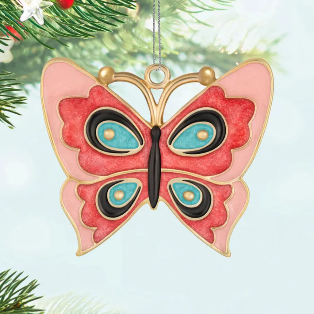 Hallmark : 2026 Keepsake Mini Lovely Little Butterfly Metal Ornament, 1.25 (357)