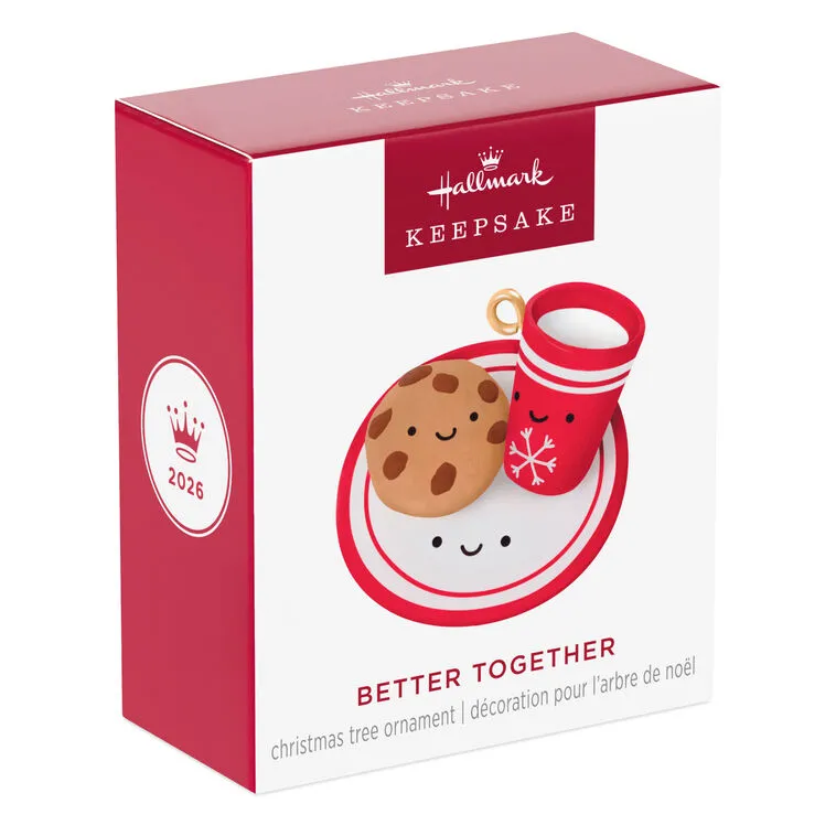 Hallmark : 2026 Keepsake Mini Milk and Cookies Better Together Ornament, 0.75" (348) - Image 6
