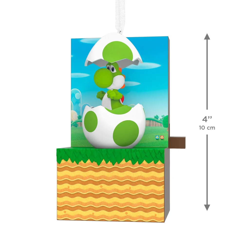 Hallmark : 2026 Keepsake Nintendo Super Mario™ It's Yoshi! Ornament With Sound and Motion(163) - Image 4